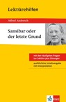 Klett Lektürehilfen - Alfred Andersch, Sansibar oder der letzte Grund - Thomas Gräff - 9783129239834