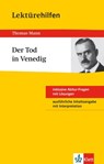 Klett Lektürehilfen - Thomas Mann, Der Tod in Venedig - Solvejg Müller - 9783129239872