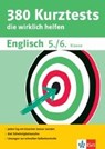 380 Kurztests Englisch 5./6. Klasse -  - 9783129275375