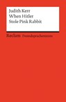 When Hitler Stole Pink Rabbit - Judith Kerr - 9783150090763