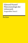 Phänomenologie der Lebenswelt - Edmund Husserl - 9783150141878
