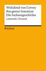 Res gestae Saxonicae / Die Sachsengeschichte. Lateinisch/Deutsch - Widukind von Corvey - 9783150142950
