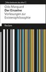 Der Einzelne - Odo Marquard - 9783150190869