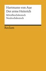 Der arme Heinrich - Hartmann von Aue - 9783150191316