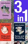 Jane Austen: Three Novels in One (3in1-Bundle). Emma, Pride and Prejudice, Sense and Sensibility - Jane Austen ; Eva Pramschüfer - 9783159623818