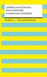Peter Schlemihls wundersame Geschichte. Textausgabe mit Kommentar und Materialien - Adelbert von Chamisso - 9783159624334