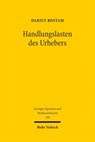 Handlungslasten des Urhebers - Darius Rostam - 9783161645457