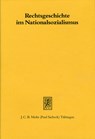 Rechtsgeschichte im Nationalsozialismus - Dieter Simon ; Michael Stolleis - 9783166455105