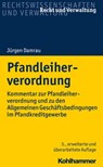 Pfandleiherverordnung - Jürgen Damrau - 9783170291980
