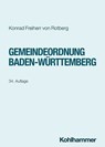 Gemeindeordnung Baden-Württemberg - Konrad Freiherr von Rotberg - 9783170443303