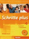 Schritte plus 4. Kursbuch + Arbeitsbuch mit Audio-CD zum Arbeitsbuch - Silke Hilpert ; Daniela Niebisch ; Franz Specht ; Monika Reimann - 9783190119141
