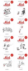 PickNick 3 Set (8 x 1 Exemplar) - René Goscinny ; Jean-Jacques Sempé - 9783257251203