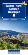 Kümmerly+Frey Regional-Strassenkarte 6 Bayern Nord 1:275.000 -  - 9783259014691