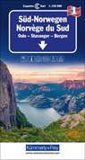 Kümmerly+Frey Regional-Strassenkarte 1 Süd-Norwegen 1:335.000 -  - 9783259018217