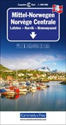 Kümmerly+Frey Regional-Strassenkarte 4 Mittel-Norwegen 1:400.000 -  - 9783259018248
