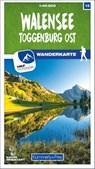 Walensee - Toggenburg Ost 15 Wanderkarte 1:40 000 matt laminiert -  - 9783259023150