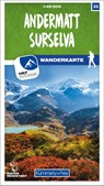 Andermatt - Surselva 33 Wanderkarte 1:40 000 matt laminiert -  - 9783259023334
