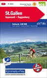 Radwanderkarte St. Gallen - Appenzell - Toggenburg mit Ortsindex (7) -  - 9783259024072