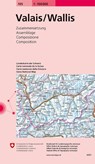 Swisstopo 1 : 100 000 Valais / Wallis -  - 9783302001050