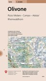 Swisstopo 1 : 25 000 Olivone -  - 9783302012537