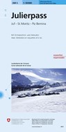 Swisstopo 1 : 50 000 Julierpass - Pass Dal Güglia Skitourenkarte -  - 9783302202686
