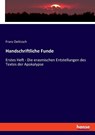 Handschriftliche Funde - Franz Delitzsch - 9783348083423