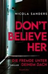 Don't Believe Her - Nicola Sanders - 9783365012727