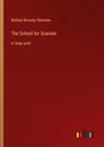 The School for Scandal - Richard Brinsley Sheridan - 9783368315184