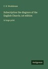 Subscription the disgrace of the English Church; 1st edition - C. N. Wodehouse - 9783388044316