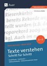 Texte verstehen - Schritt für Schritt Klasse 5-7 - Christiane Bößel - 9783403088684