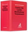 Gesetze des Landes Mecklenburg-Vorpommern (ohne Fortsetzungsnotierung). Inkl. 79. Ergänzungslieferung - Hans-Jochen Knöll ; Jürgen Lambrecht - 9783406500428