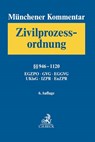 Münchener Kommentar zur Zivilprozessordnung Bd. 3: §§ 946-1120, EGZPO, GVG, EGGVG, UKlaG, Internationales und Europäisches Zivilprozessrecht - Wolfgang Krüger ; Thomas Rauscher - 9783406745232