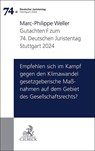 Verhandlungen des 74. Deutschen Juristentages Stuttgart 2024 Bd. I: Gutachten Teil F: Empfehlen sich im Kampf gegen den Klimawandel gesetzgeberische Maßnahmen auf dem Gebiet des Gesellschaftsrechts? -  - 9783406815522