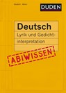 Abiwissen Deutsch - Lyrik und Gedichtinterpretation - Frank Becker ; Reinhard Marquaß ; Christine Schlitt - 9783411740710