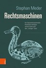 Meder, S: Rechtsmaschinen - Stephan Meder - 9783412520175