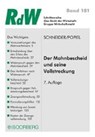 Popiel, D: Mahnbescheid und seine Vollstreckung - POPIEL,  Dominique Johanna ; Schneider, Roman - 9783415056367