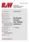 Auslandseinsatz von Arbeitnehmern - Horst Marburger - 9783415060616