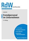 Fremdpersonal im Unternehmen - Wolfgang Hamann - 9783415074248