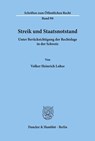 Streik und Staatsnotstand unter Berücksichtigung der Rechtslage in der Schweiz. - Volker Heinrich Lohse - 9783428020447