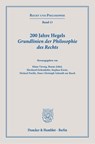 200 Jahre Hegels Grundlinien der Philosophie des Rechts. - Eberhard Eichenhofer ; Stephan Kirste ; Michael Pawlik - 9783428183029