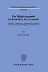 Die Mitgliederpartei im britischen Parteienrecht. - Johannes M. Jäger - 9783428184002