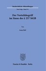 Der Vorteilsbegriff im Sinne des § 257 StGB - Anna Heil - 9783428188796