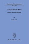 Gerichtsöffentlichkeit - Pauline Grotz - 9783428194322