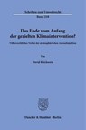 Das Ende vom Anfang der gezielten Klimaintervention? - David Reichwein - 9783428194636
