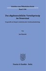 Das abgabenrechtliche Vorteilsprinzip im Steuerstaat - Jan Henrich - 9783428196333