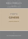 Biblia Hebraica Quinta (BHQ). Genesis - Abraham Tal - 9783438052612