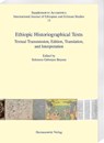 Ethiopic Historiographical Texts - Solomon Gebreyes Beyene - 9783447124645