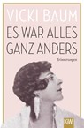 Es war alles ganz anders - Vicki Baum - 9783462052091