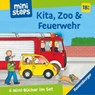 ministeps: Mein erster Bücher-Würfel: Kita, Zoo und Feuerwehr (Bücher-Set) - Ina Milk - 9783473302840