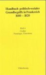 Handbuch politisch-sozialer Grundbegriffe in Frankreich 1680-1820, Heft 4, Roger Chartier - THAMER,  Hans-Ulrich ; Schmitt, Eberhard ; Reichardt, Rolf - 9783486531312